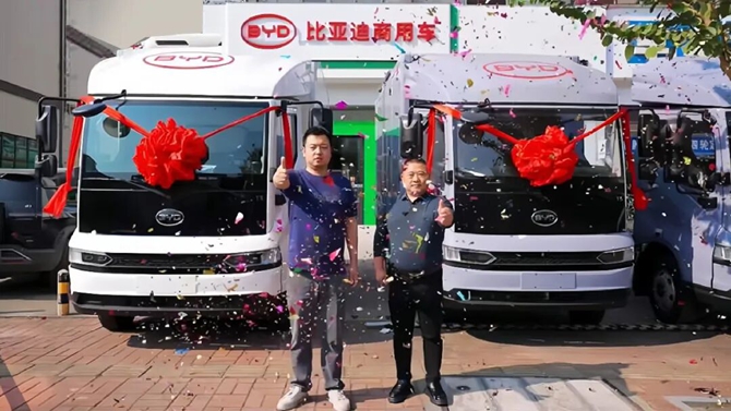 比亚迪T5轻卡11月销量同比暴涨385%，增幅第一！